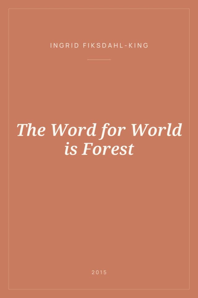 Portada de The Word for World is Forest