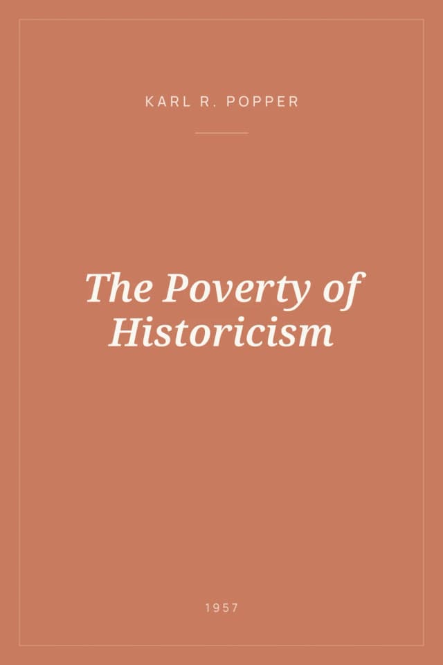 Portada de The Poverty of Historicism