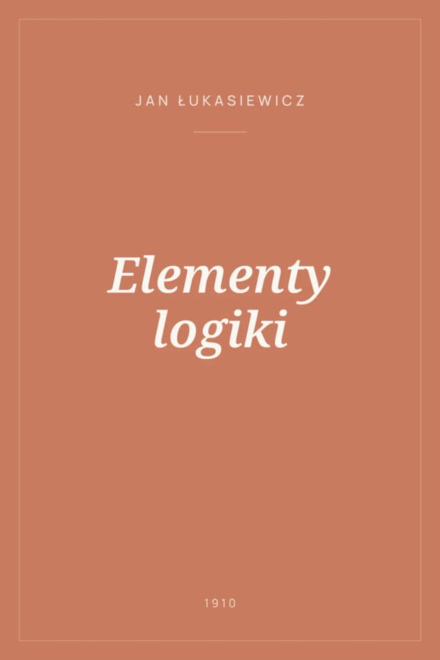 Portada de Elementy logiki