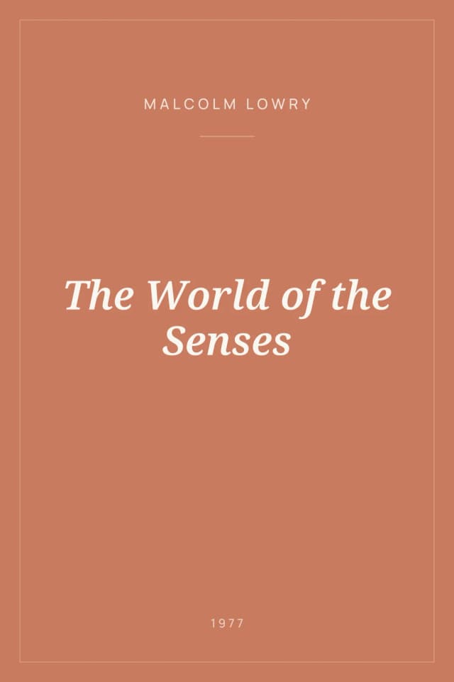 Portada de The World of the Senses