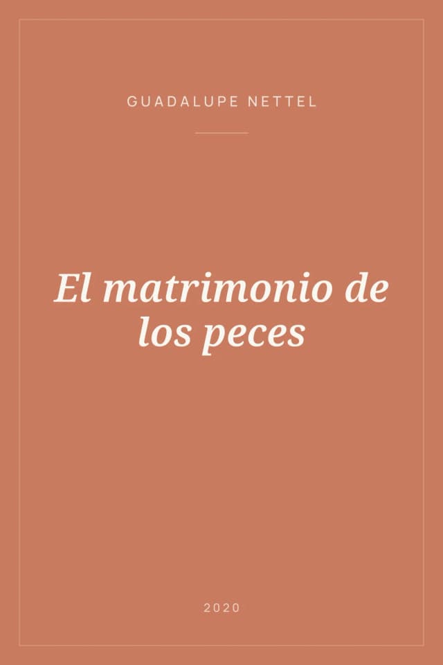Portada de El matrimonio de los peces