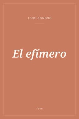 Portada de El efímero