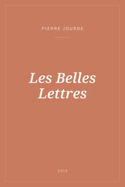Portada de Les Belles Lettres