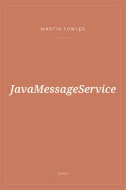 Portada de JavaMessageService