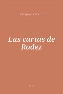 Portada de Las cartas de Rodez