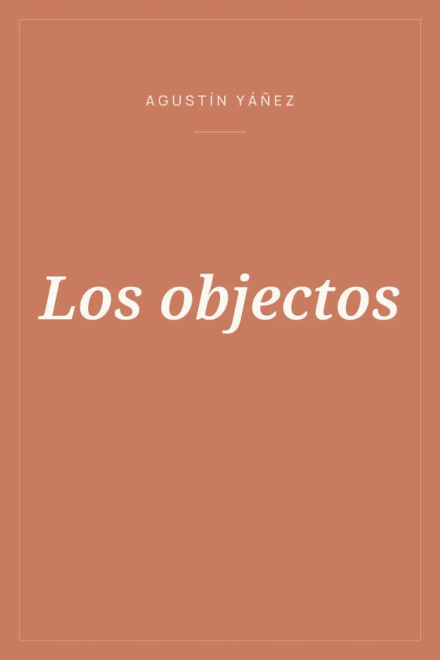 Portada de Los objectos