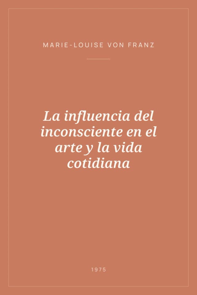 Portada de La influencia del inconsciente en el arte y la vida cotidiana