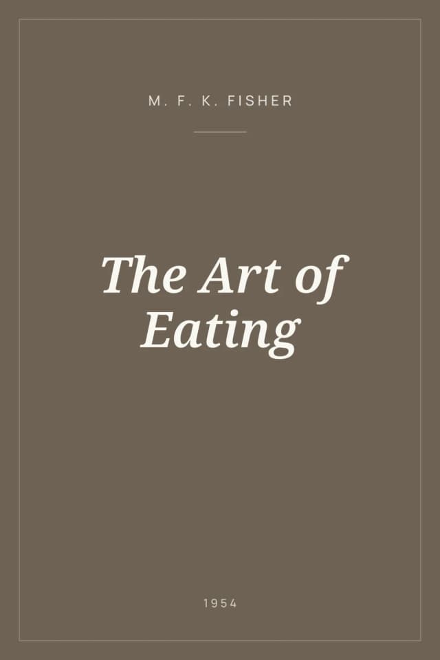 Portada de The Art of Eating