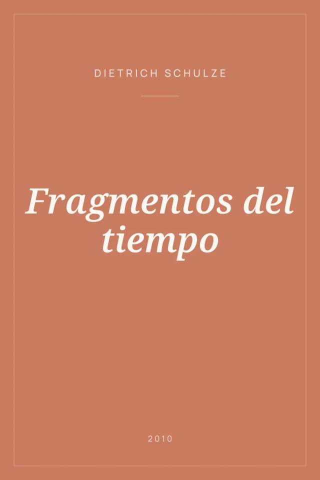 Portada de Fragmentos del tiempo