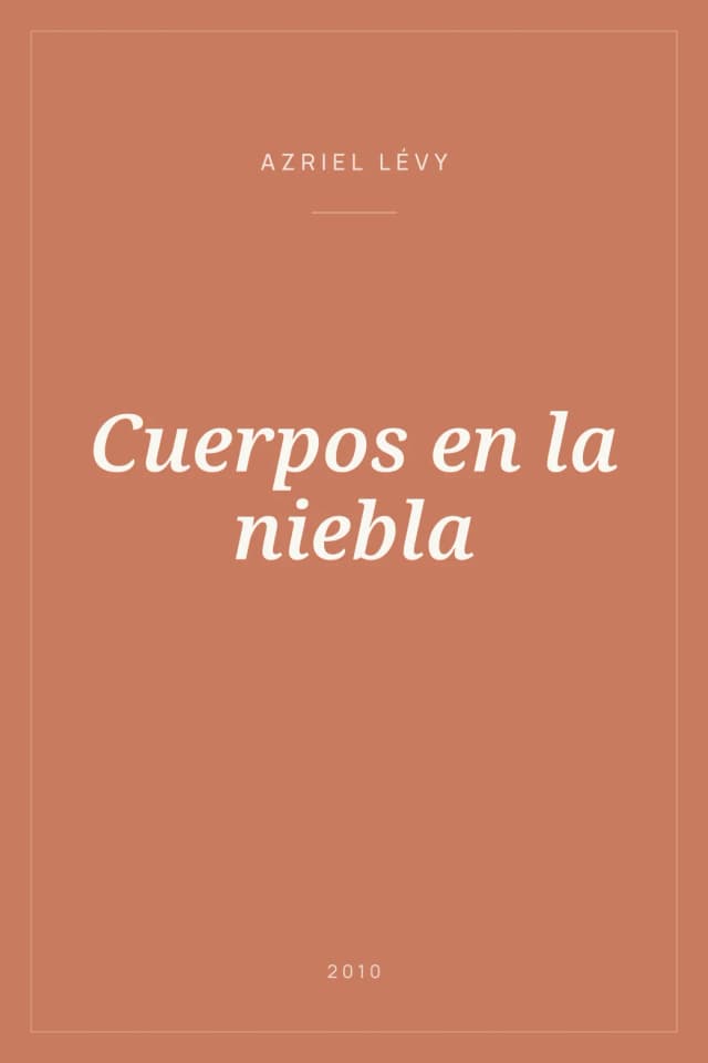 Portada de Cuerpos en la niebla