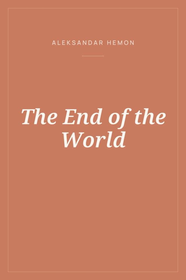 Portada de The End of the World