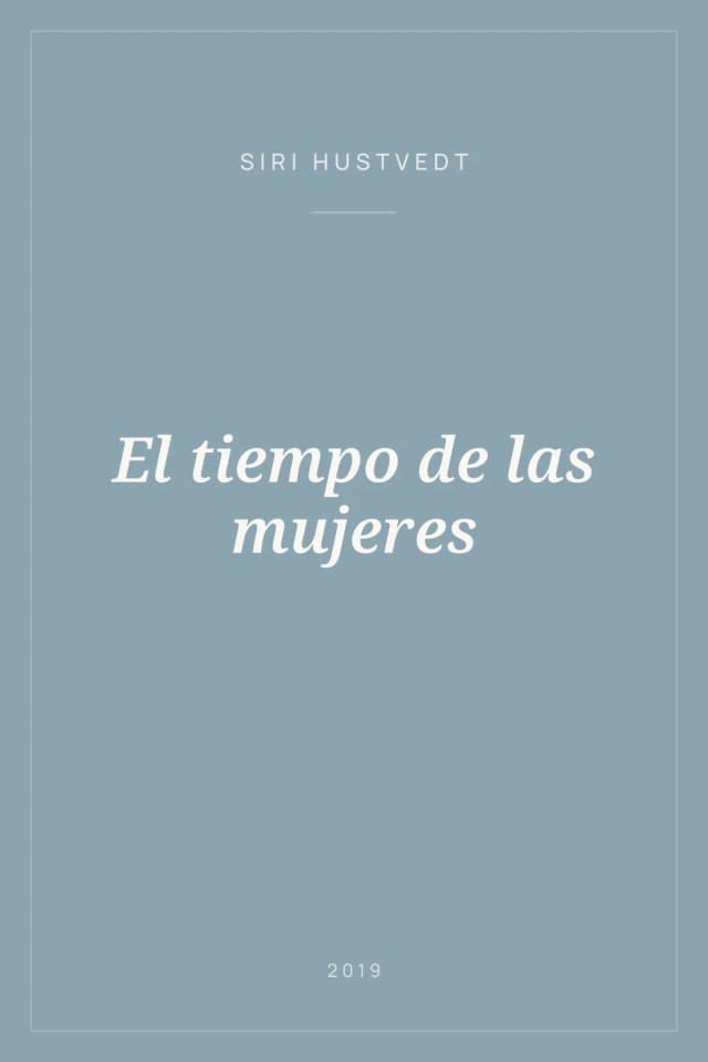 Portada de El tiempo de las mujeres