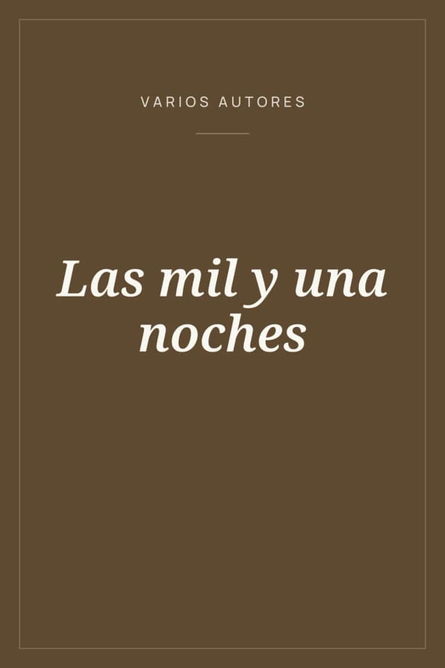 Portada de Las mil y una noches