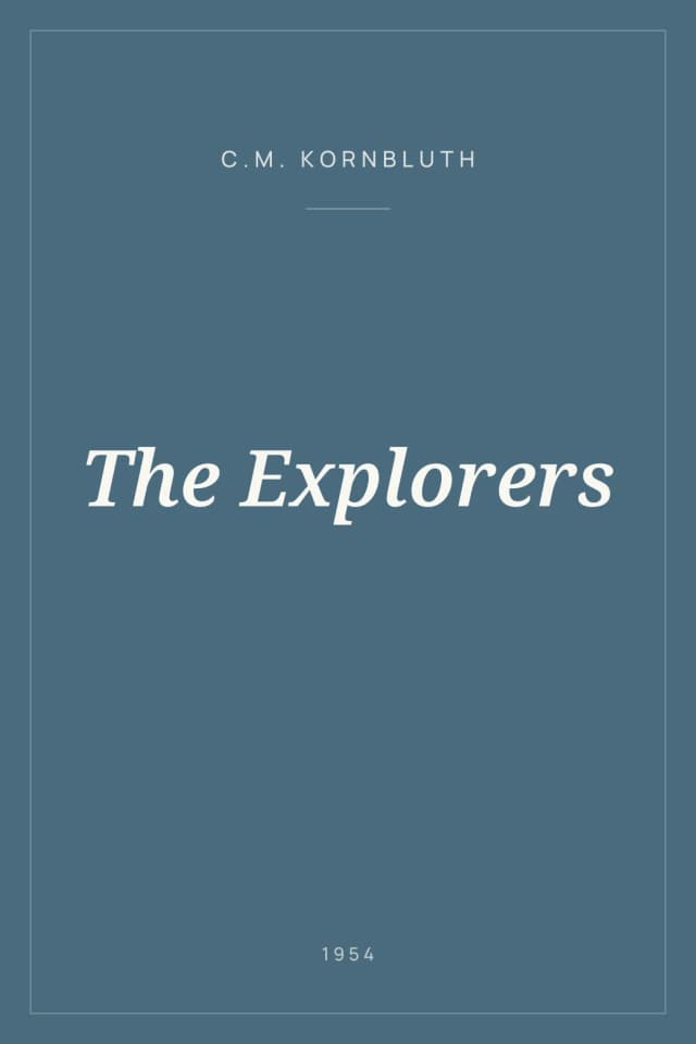 Portada de The Explorers