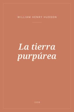 Portada de La tierra purpúrea