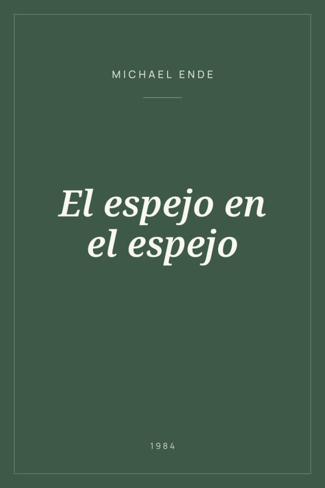 Portada de El espejo en el espejo