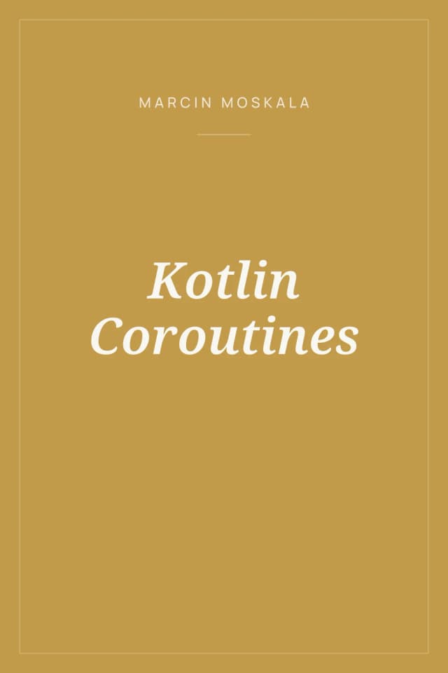 Portada de Kotlin Coroutines