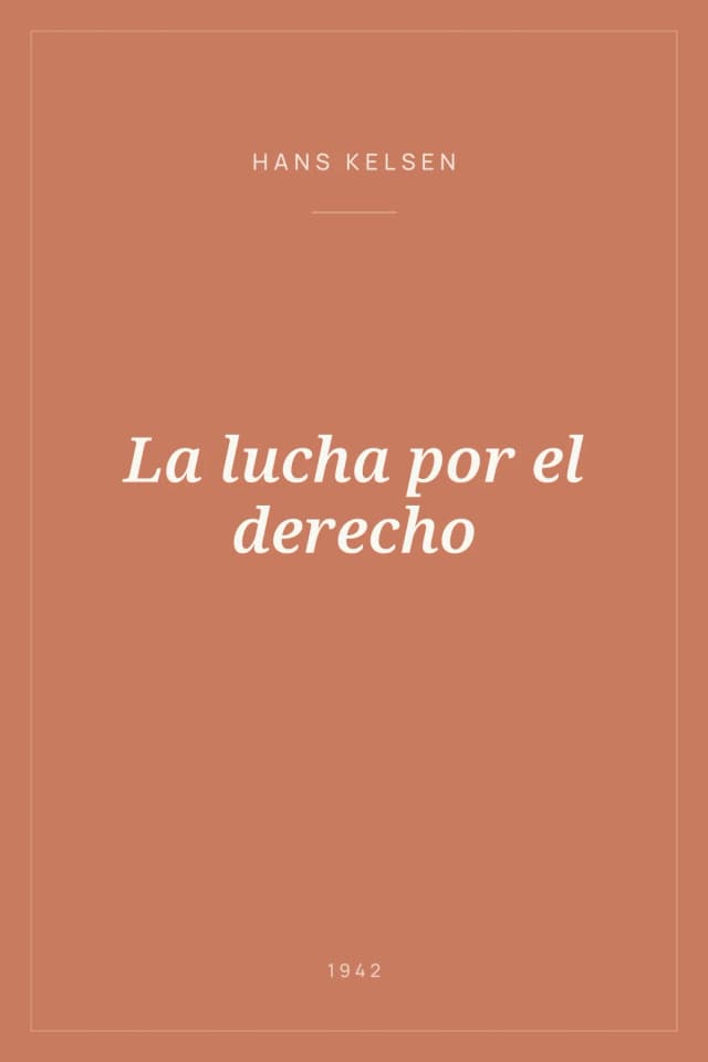 Portada de La lucha por el derecho