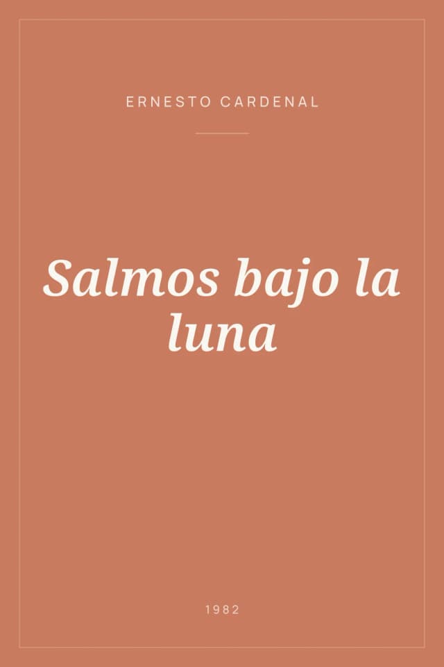 Portada de Salmos bajo la luna