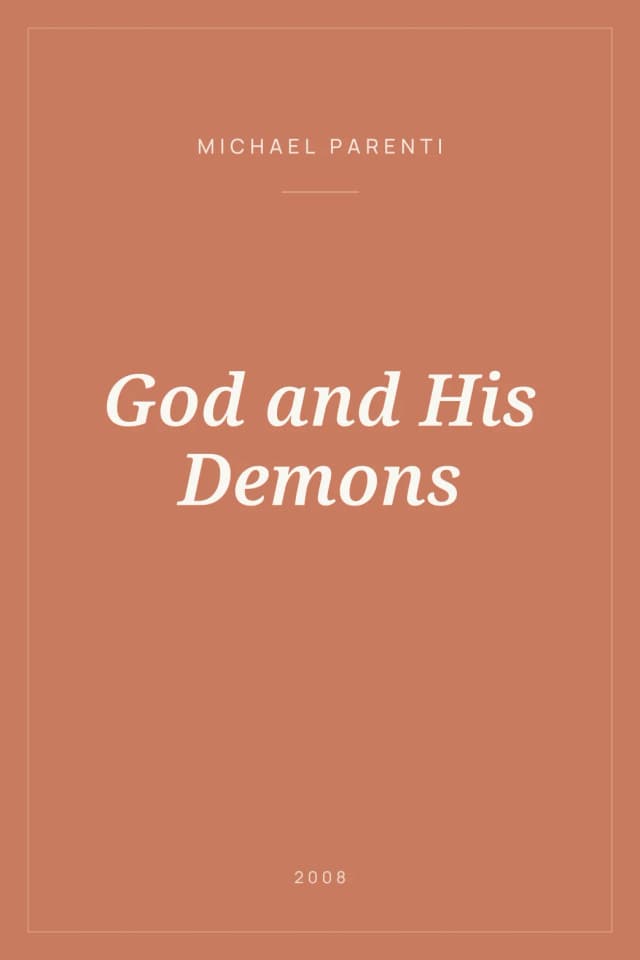 Portada de God and His Demons
