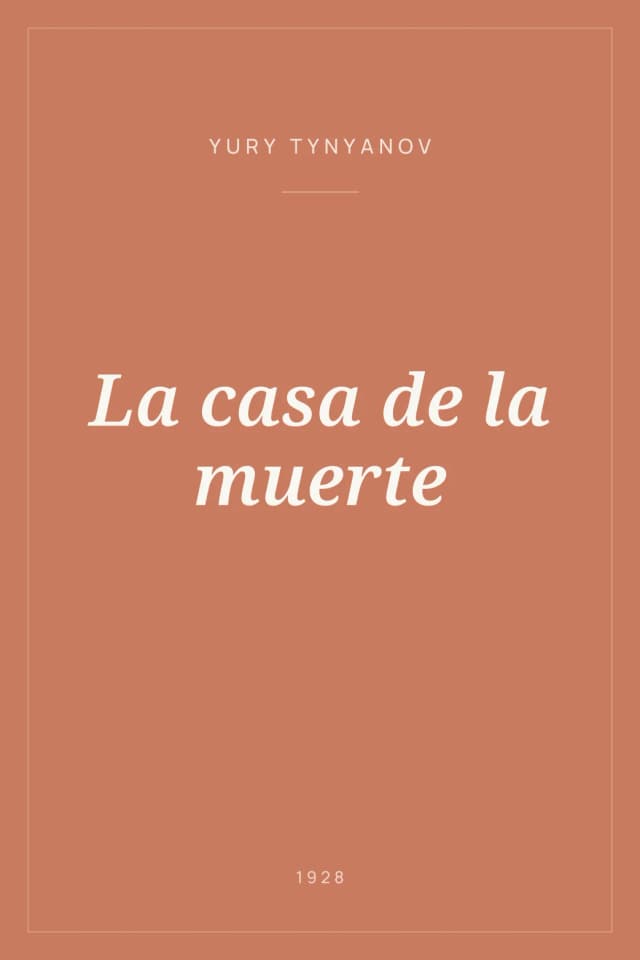 Portada de La casa de la muerte