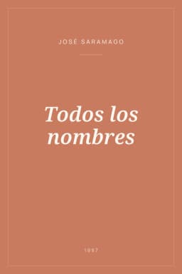 Portada de Todos los nombres