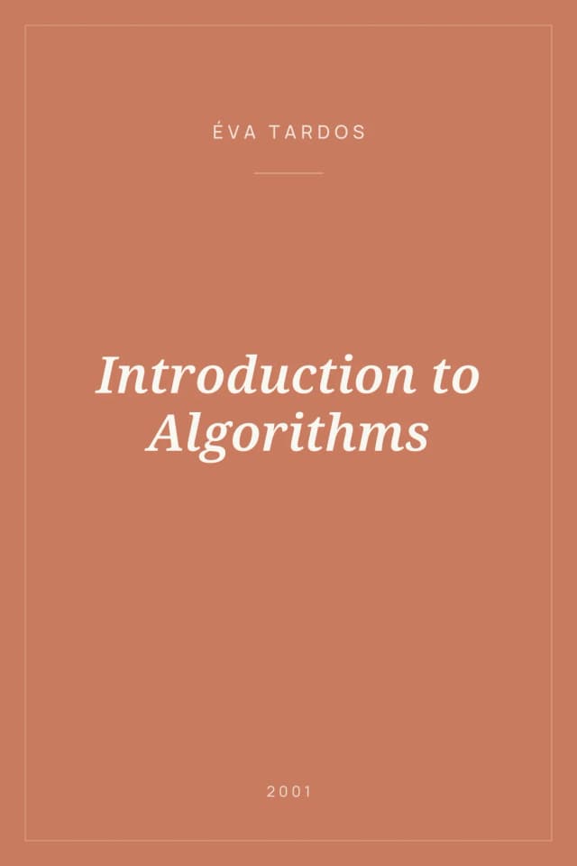 Portada de Introduction to Algorithms