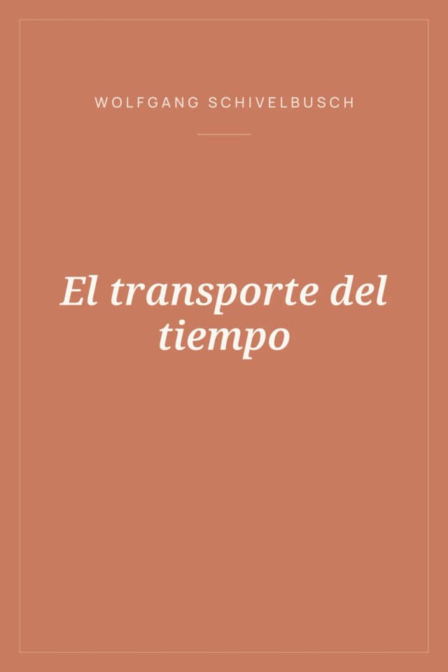 Portada de El transporte del tiempo