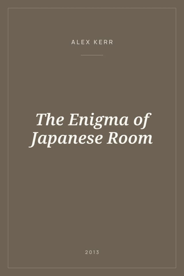 Portada de The Enigma of Japanese Room
