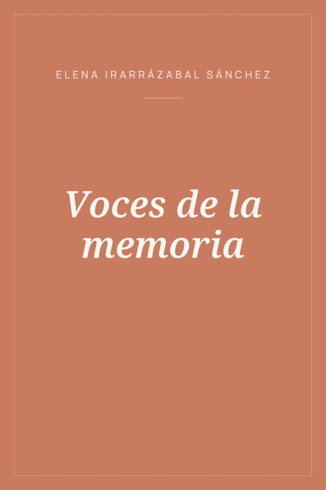 Portada de Voces de la memoria