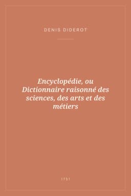 Portada de Encyclopédie, ou Dictionnaire raisonné des sciences, des arts et des métiers