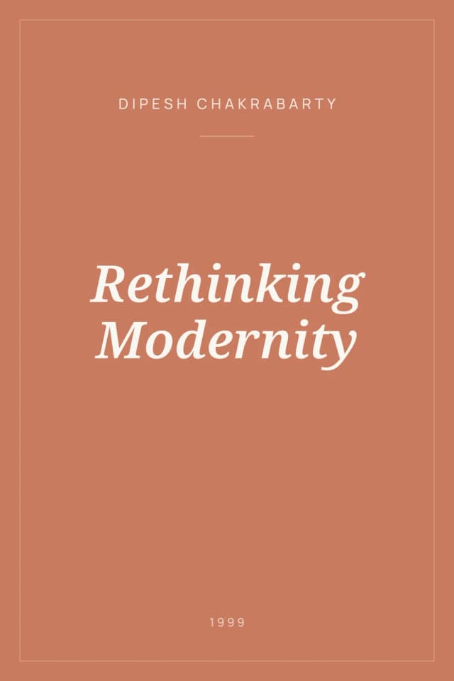 Portada de Rethinking Modernity