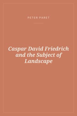 Portada de Caspar David Friedrich and the Subject of Landscape