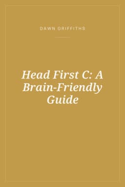 Portada de Head First C: A Brain-Friendly Guide