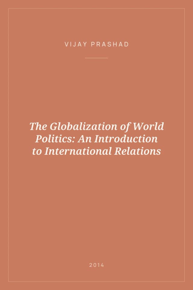 Portada de The Globalization of World Politics: An Introduction to International Relations