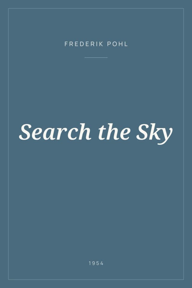 Portada de Search the Sky