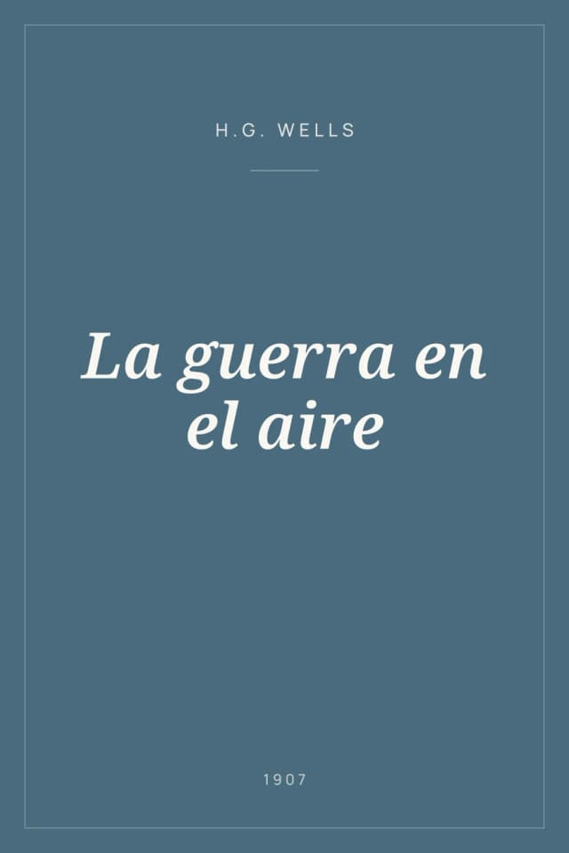 Portada de La guerra en el aire