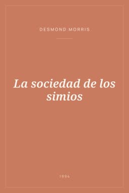 Portada de La sociedad de los simios