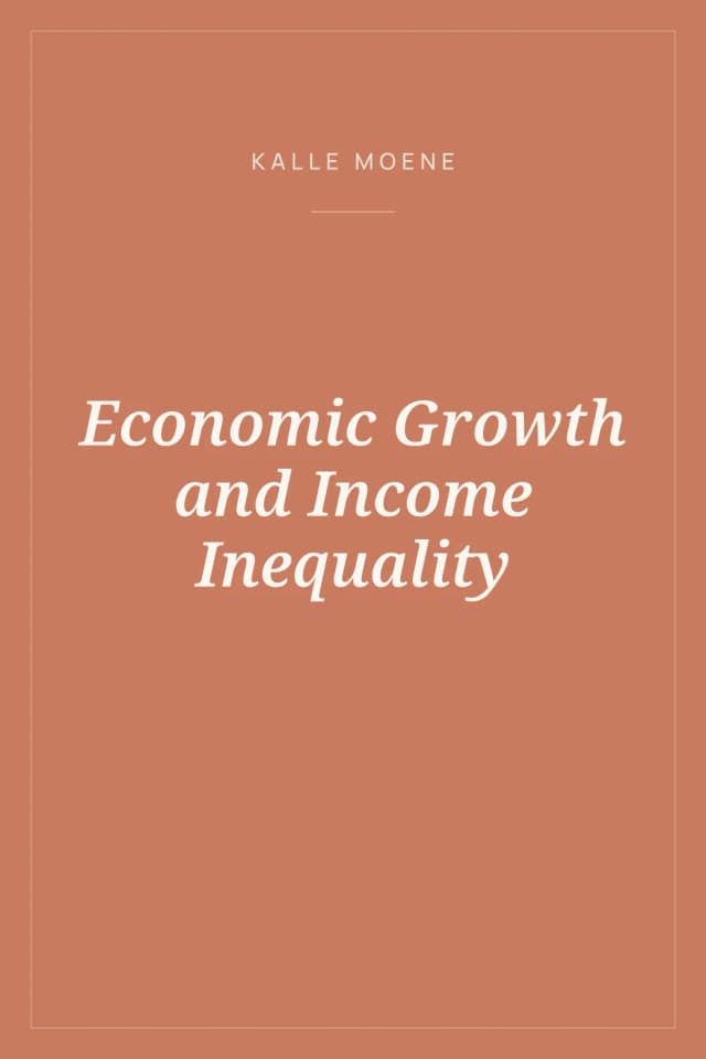 Portada de Economic Growth and Income Inequality