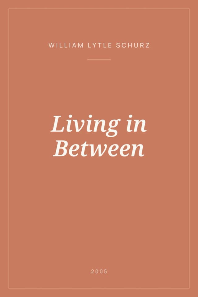 Portada de Living in Between