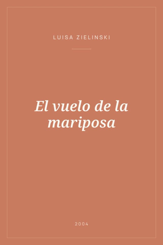 Portada de El vuelo de la mariposa