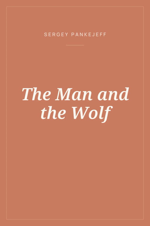 Portada de The Man and the Wolf