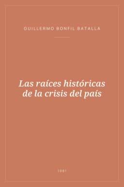 Portada de Las raíces históricas de la crisis del país