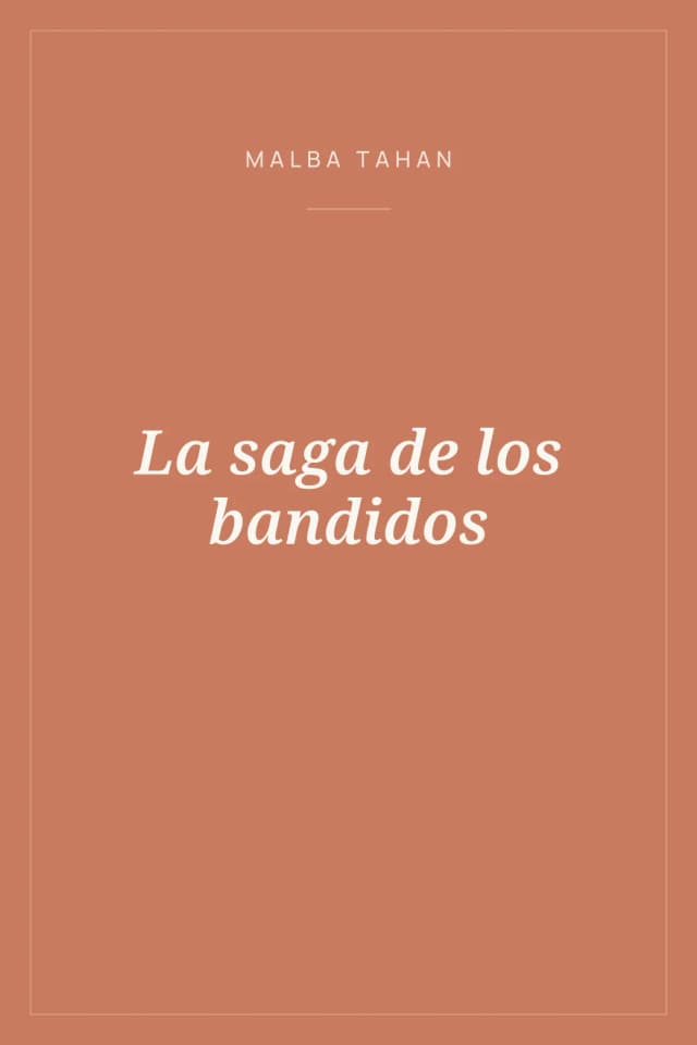 Portada de La saga de los bandidos