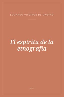 Portada de El espíritu de la etnografía