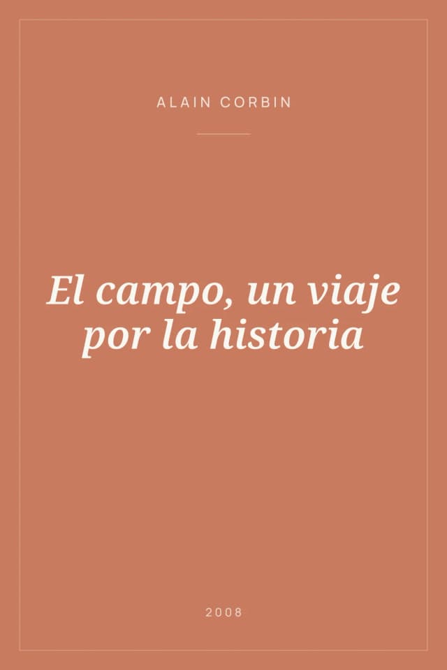 Portada de El campo, un viaje por la historia