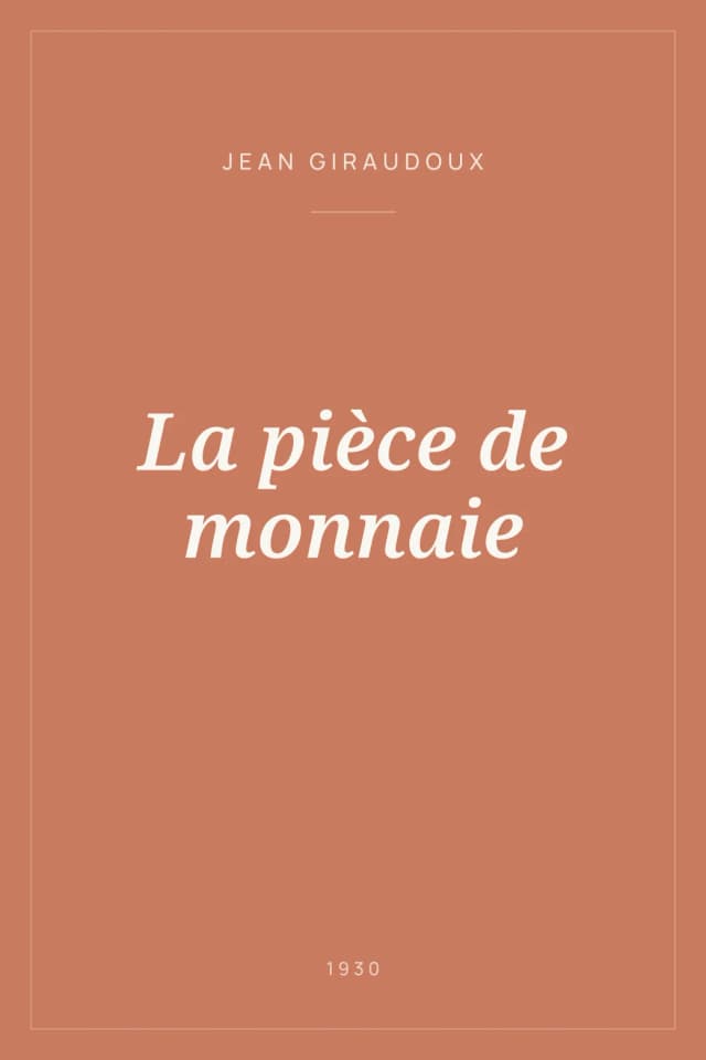 Portada de La pièce de monnaie