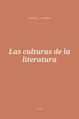 Portada de Las culturas de la literatura