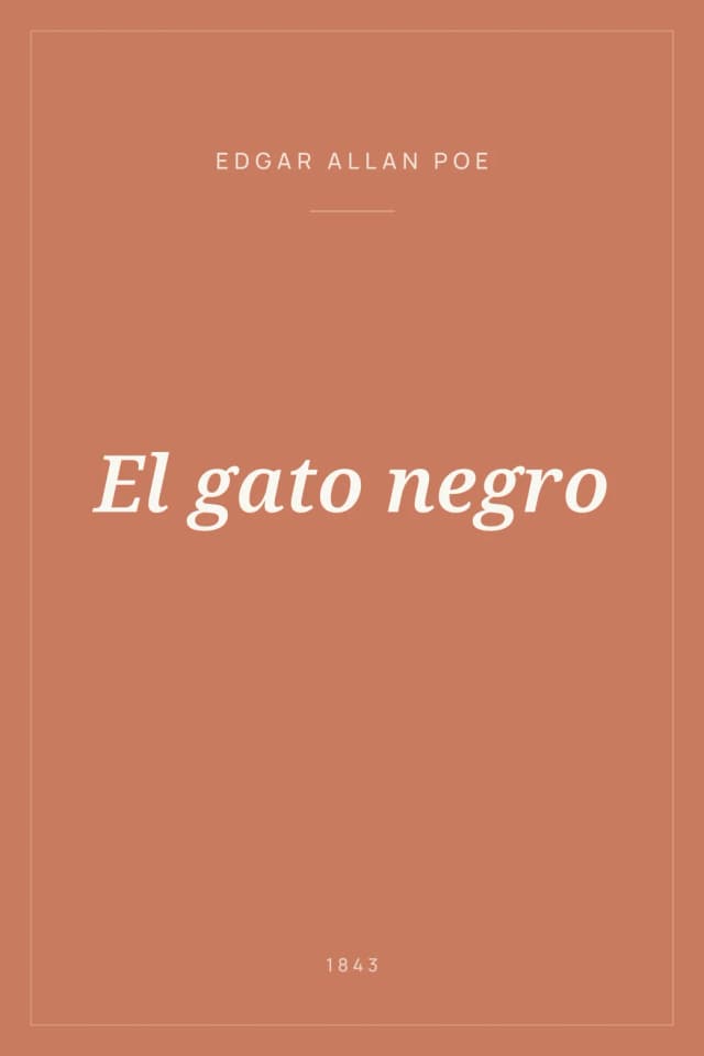 Portada de El gato negro