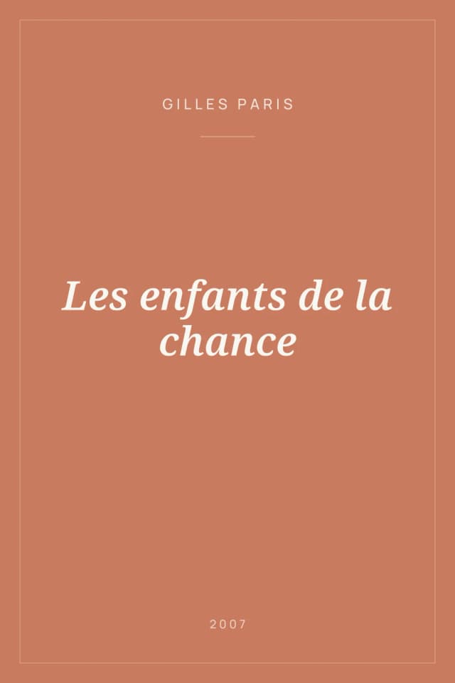 Portada de Les enfants de la chance